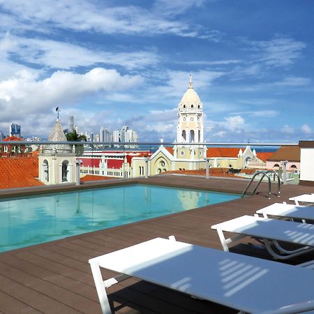 Central Hotel Panama Casco Viejo Kültér fotó Rooftop pool at the Hotel Unique